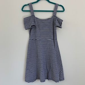 Striped Off Shoulder Summer Dress